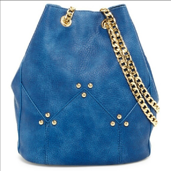 Last 1! Boutique-Pink Haley Blue Maisie Bucket Bag - Picture 2 of 5